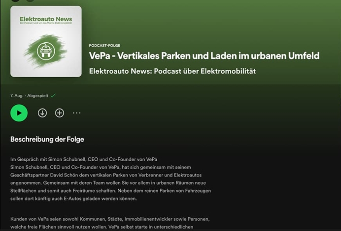 VePa im Elektroauto-News Podcast