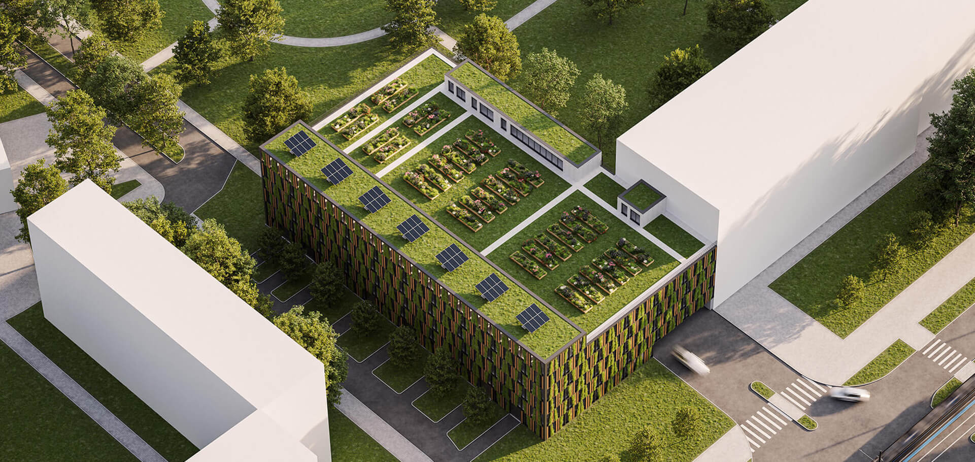 Parking towers enable more green space through space efficiency